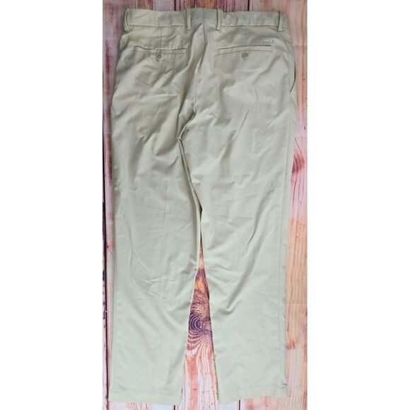 RLX Golf Mens Golf Straight Fit Lightweight Pants 36 X 32 Beige - Picture 2 of 7